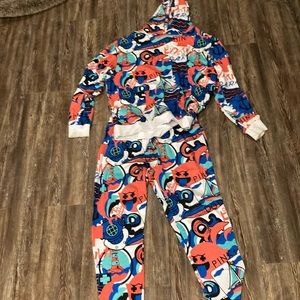 Pink dolphin seat suit